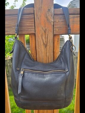 The Sak Sequoia Black Leather Hobo Bag, Retail $199